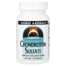 Source Naturals, Chondroityn Sulfat, 400 mg, 60 Tabletek