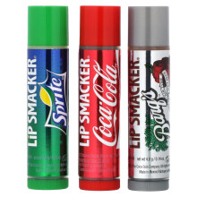 Lip Smacker, Coca Cola, Lipbalsem, Trio Pack, 3 Stukken, 0.14 oz (4 g) Elk