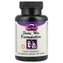 Dragon Herbs, Shou Wu Formulering, 500 mg, 100 Vegetariska Kapslar
