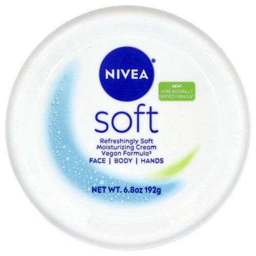 NIVEA Nivea, Μαλακός, Υγραίμονο Κρέμα Με Κιτρινόλαδο Λάδι & Βιταμίνη E, 6.8 oz (192 g)