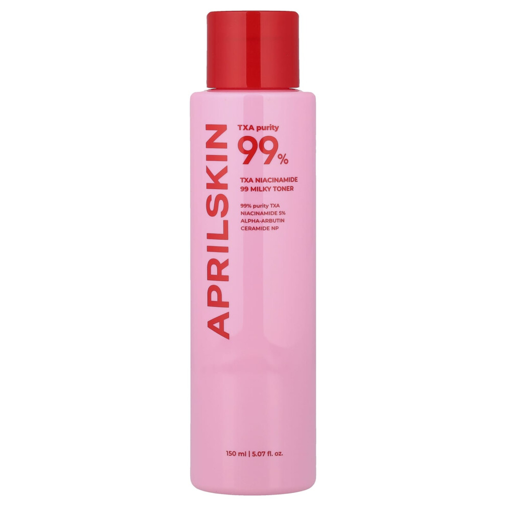 April Skin , Txa Niacinamide 99 Milky Toner, 5.07 Fl Oz (150 Ml)