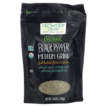 Frontier Co-op, Økologisk Sort Peber, Medium Grind, 6,63 oz (188 g)