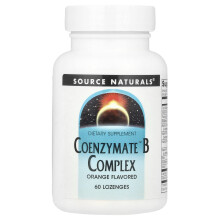 Source Naturals, Coenzymate B Kompleks, Pomarańcza, 60 Leków