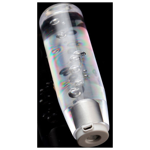 Λάμπα LED RGB με κρυστάλλινο διαφανή λεβιέ ταχυτήτων με φυσαλίδες, λεβιές ταχυτήτων 2