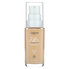 L'Oréal, True Match, Super-Blendable Foundation, W2 Warm Light, 1 fl oz (30 ml)