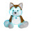 Solas Oíche LED Pillow Plush Husky Lonrach 25cm 6