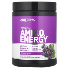 Optimum Nutrition, Essential Amin.O. Energy, Concord Grape, 1.29 lb (585 g)