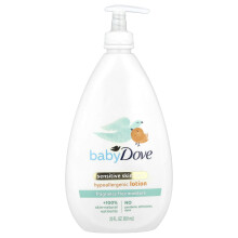 Dove, Bebê, Cuidado com a Pele Sensível, Líquido Hiposensibilizante, Sem Fragrância, 20 fl oz (591 ml)