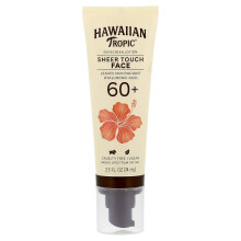 Hawaiian Tropic, Sheer Touch Fácejná Sunscreen Lotion, SPF 60+ , 2,5 fl oz (74 ml)