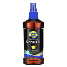 Banana Boat, Djupbrändande Sprayolja med Kokosolja, SPF 4, 8 fl oz (236 ml)