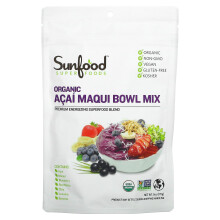 Sunfood, Superpotraviny, Organická Acai Maqui Bowl Mix, 6 oz (170 g)
