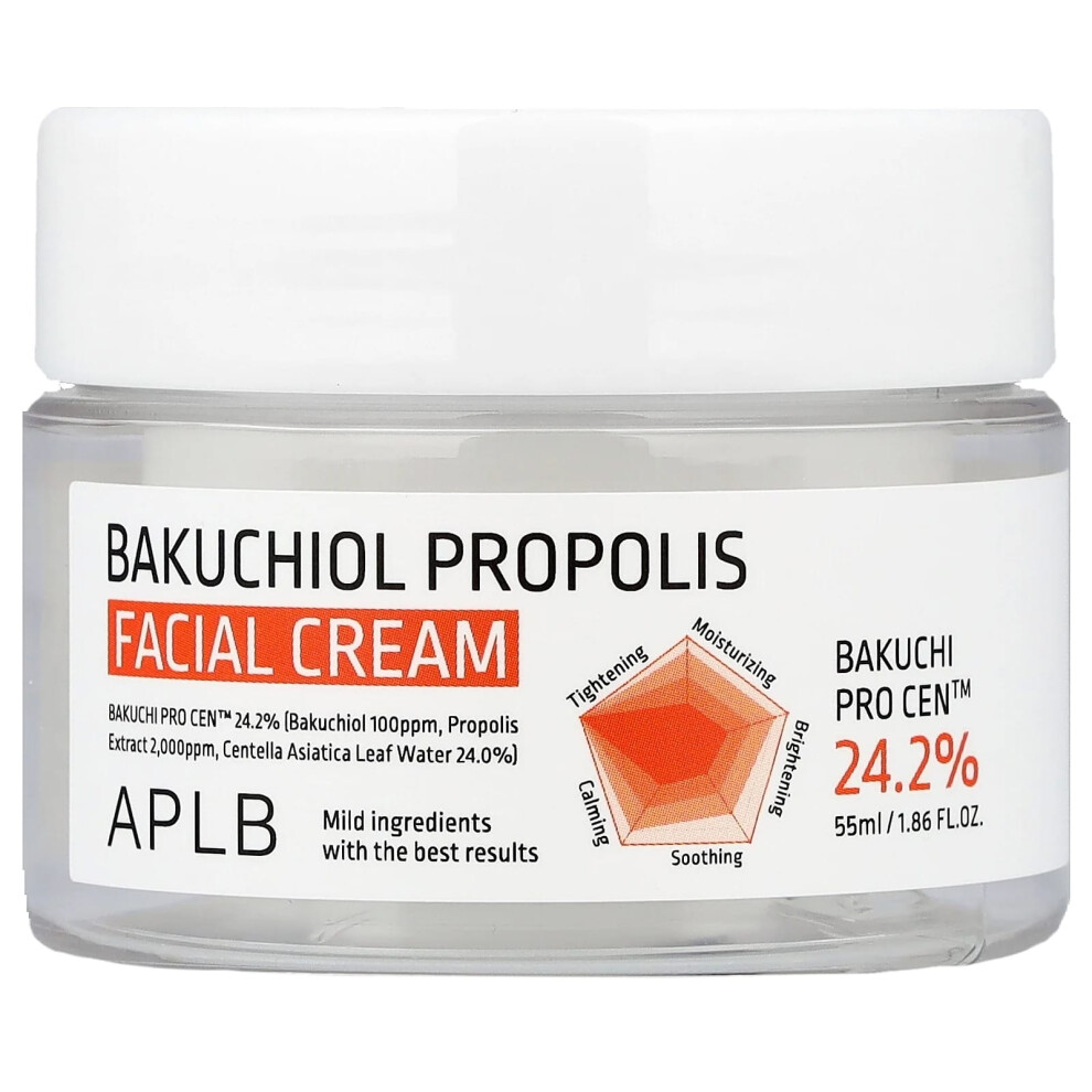 Aplb Cream Bakuchiol Propolis Facial 1.86 Fl Oz (55 Ml)