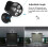 CHOII Bewegingssensorlamp 600LM Waterdichte Buitenbeveiliging 2