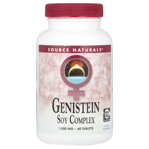 Source Naturals, Complejo de Soja Genisteína, 60 Tabletas