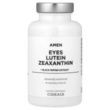 Codeage, Amen, Øjne, Lutein, Zeaxanthin + Sort Peber Ekstrakt, 90 Vegetabilske Kapsler