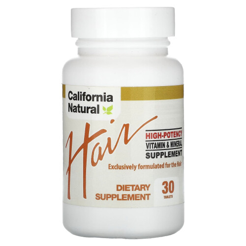 California Natural, Haar, hohe Potenz, 30 Tabletten