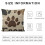 Housse de coussin courte en peluche, format king size – Os et pattes de chien 5