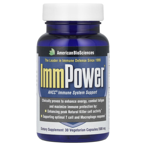 American Biosciences, ImmPower AHCC, 500 mg, 30 Βιολογικά Καψούλες