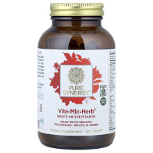 Pure Synergy, Vita-Min-Herb, Multivitamin dla Mężczyzn, 120 Tabletek