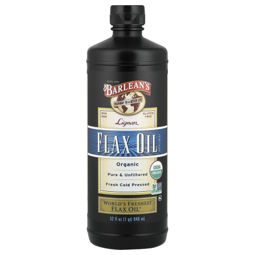 Barlean's, Οργανική Λιγνάο Φλαξ Ελαιόλαδο, 32 fl oz (946 ml)