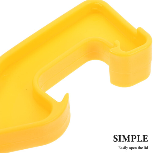 Gelber PVC-Eimerdeckelöffner – Universelle Passform 2