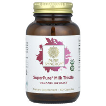 Pure Synergy, SuperPure Milk Thistle, 60 Capsules