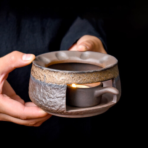 Leutsin Ceramic Tea Stove Warmer Set – Handmade Cedar Zen 2