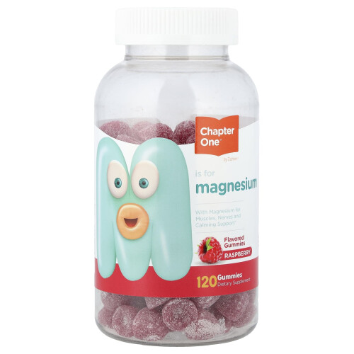 Chapter One, Magnesium Gummies, Raspberry, 120 Gummies