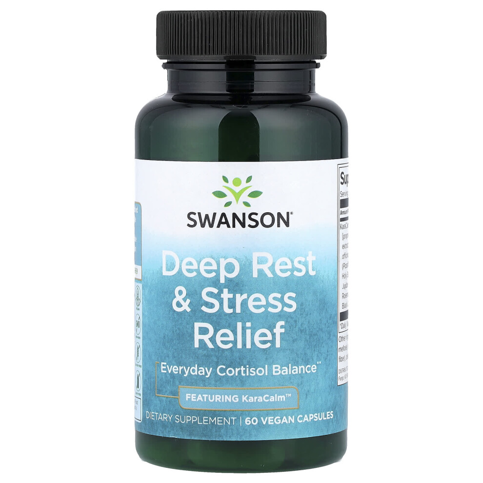 Swanson , Deep Rest & Stress Relief, 60 Vegan Capsules