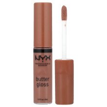 NYX Professional Makeup, Butter Gloss, Lip Gloss, 14 Madeleine, 0,27 fl oz (8 ml)