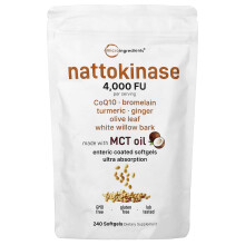 Micro Ingredients, Nattokinase, 240 Weichgelenkte Kapseln