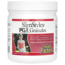 Natural Factors, SlimStyles, PGX-Granulat, Ungeschmackt, 5.3 oz (150 g)