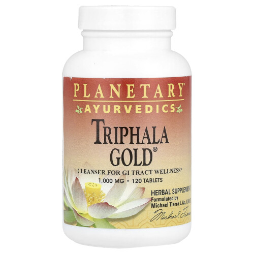 Planetary Herbals, Ayurvedics, Triphala Ouro, 120 Comprimidos