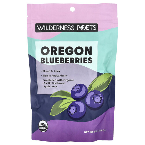 Wilderness Poets, Μπλεberries της Ορεγκόν, 8 oz (226 g)