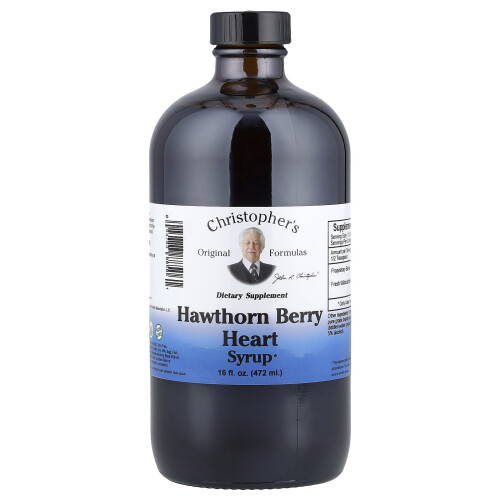 Hawthorn Bær Hjerte Syrup, 16 fl oz (472 ml)
