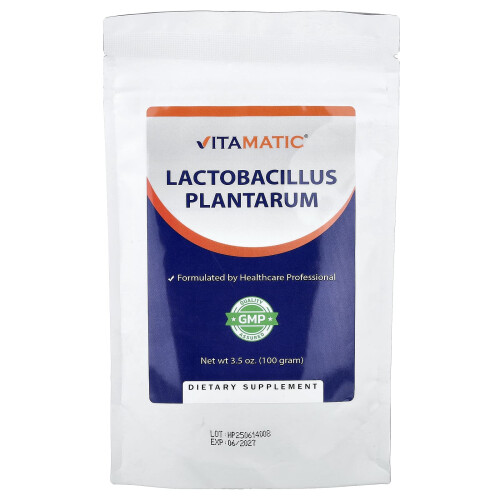 Vitamatic, Lactobacillus Plantarum, 3,5 oz (100 g)