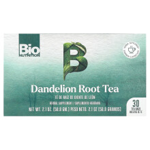 Raiz de Dente de Bio Nutrition, Chá sem Caféina, 30 Sacos de Chá, 2,1 oz (58,8 g)