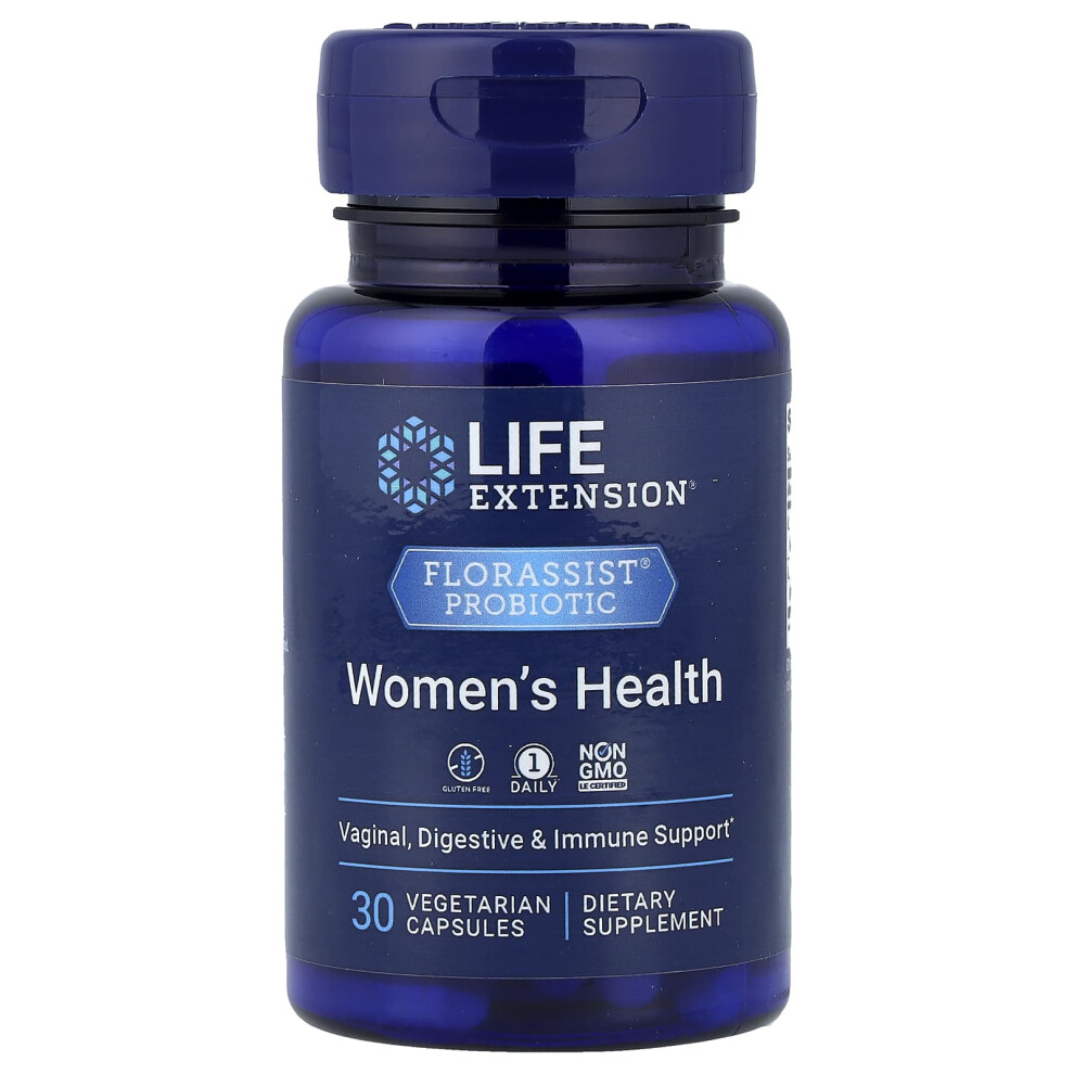 Life Extension , Florassist Probiotic, Women's Health, 30 Vegetarian Capsules