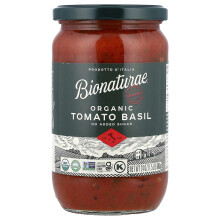 Jovial, Bionaturae, Biologische Tomaten Basilicum, 24 oz (680 g)