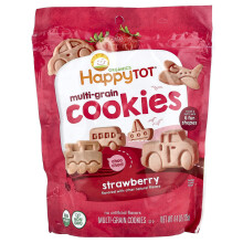 Happy Family Organics, Vollkorn-Cookies, 2+ Jahre, Erdbeere, 4,4 oz (125 g)