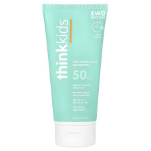 Thinkids, Zinc Oxide Sunscreen, SPF 50, 6 fl oz (177 ml)