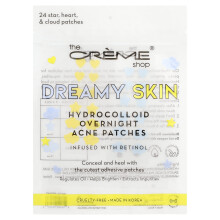 The Creme Shop, Senzace, Hydrokolloidní Nocní Akné Plochy, Hvězda, Srdce & Mračno, 24 Plochy