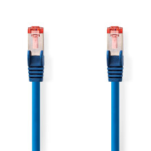 Cat6 -Netzwerkkabel | RJ45 männlich | RJ45 männlich | S/ftp | 2,00 m | Runde | Lszh | Blau | Etikett