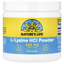 Nature's Life, L-Lysine Powder, Unflavored, 200 g