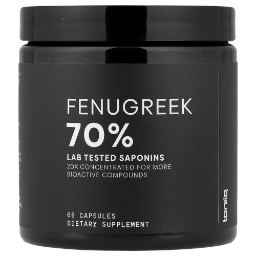Toniiq, Fenugreek 70%,  60 Kapseln
