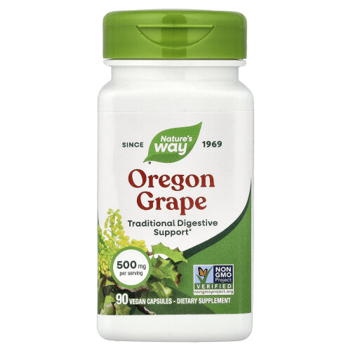 Nature's Way, Oregon Grape, 500 mg, 90 vegane Kapseln