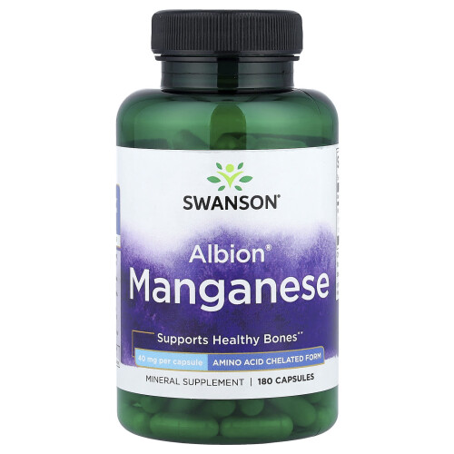 Swanson, Albion Manganees, 40 mg, 180 Kapsules