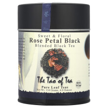 The Tao of Tea, Zoet & Florale Gebalanceerde Black Thee, Rose Petal Black, 4 oz (115 g)