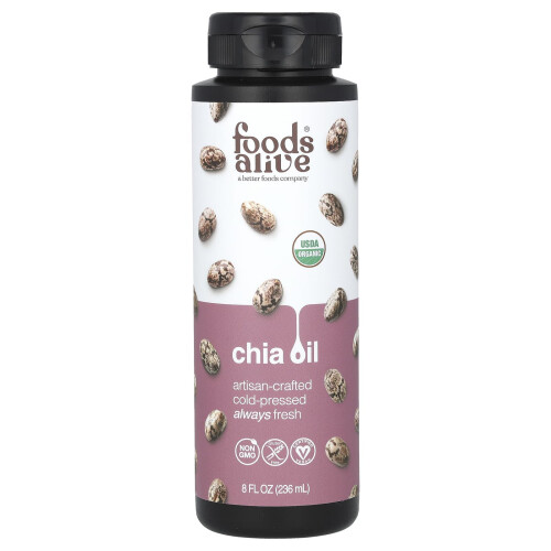 Φουντς Άλιβ, Οργανική Chia Oil, 8 fl oz (236 ml)