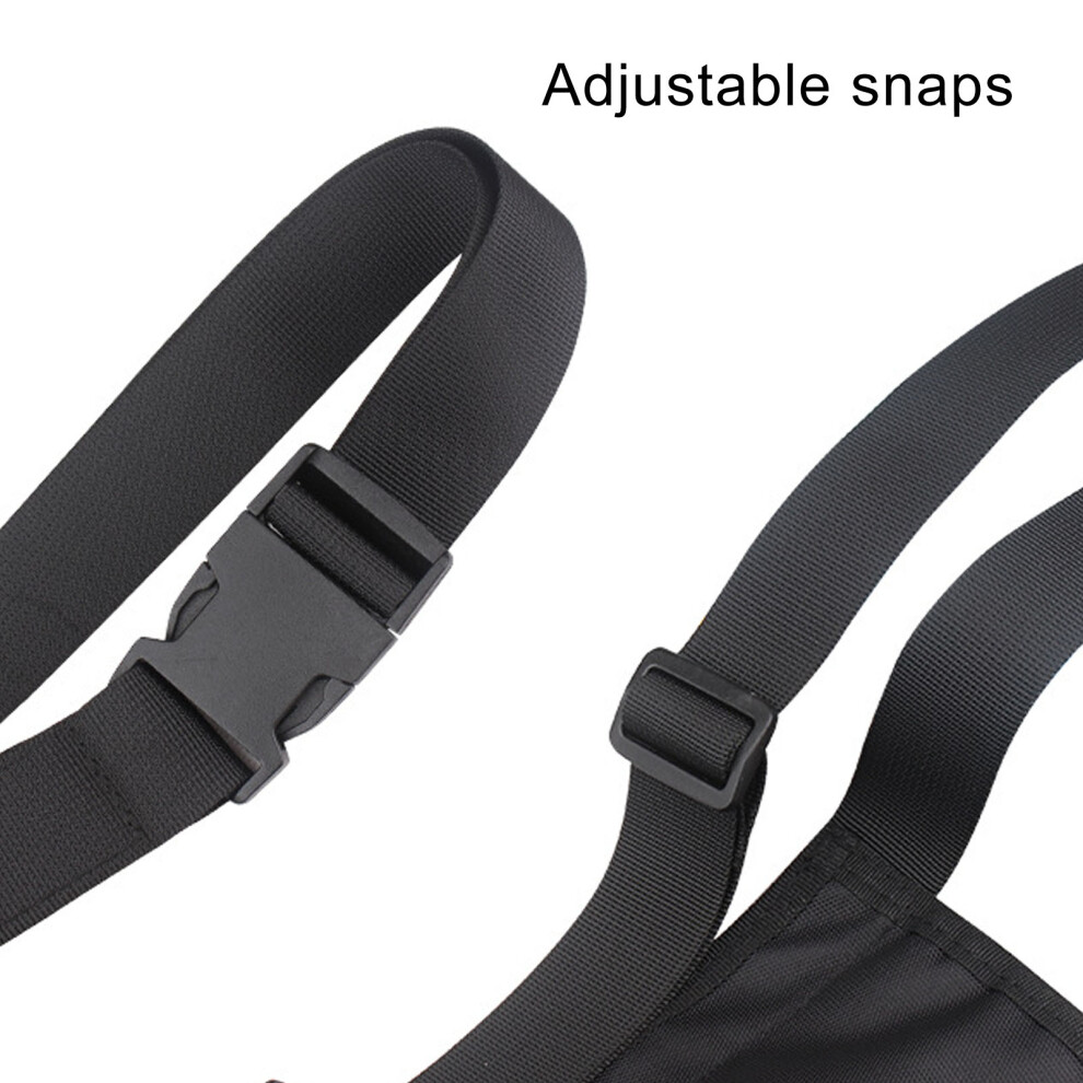 Black Adjustable Belt Fanny Pack